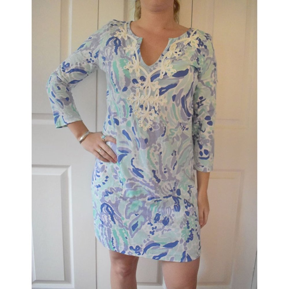 Lily Pulitzer Long Sleeve Pattern Dress